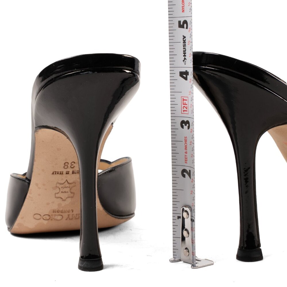 Jimmy Choo “Conti” Black Patent Mule Slides - EU … - image 6